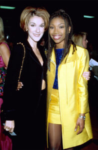 Celine Dion and Brandy Norwood (Photo by Kevin Mazur Archive 1/WireImage)
