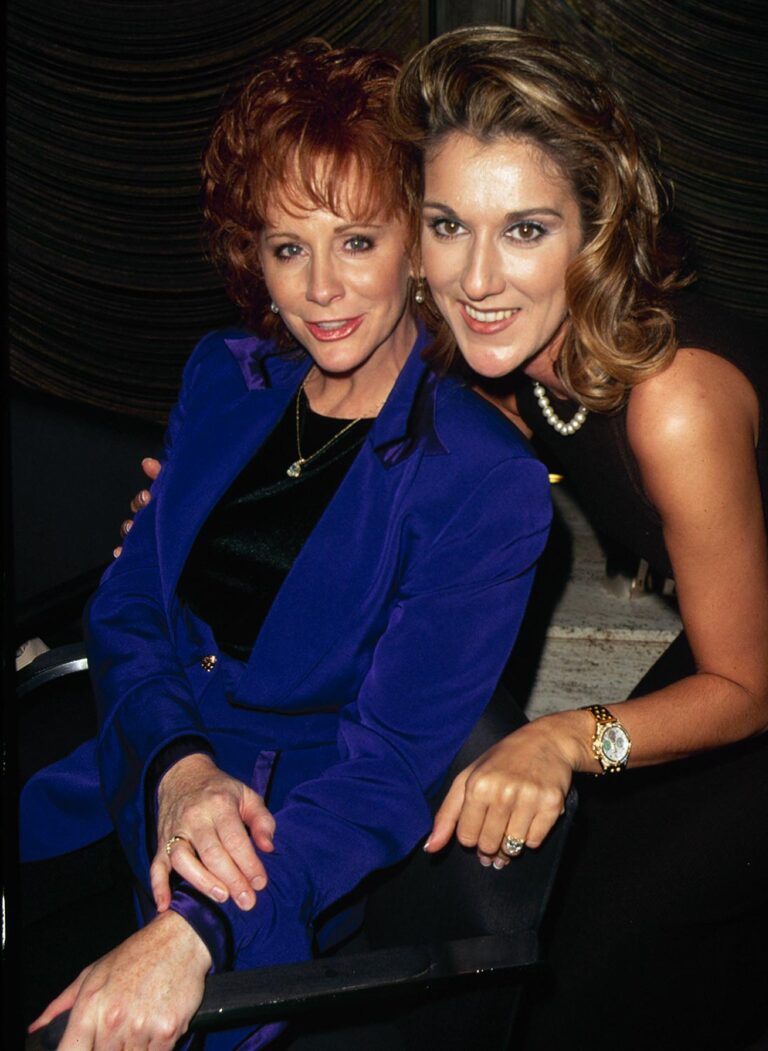 Reba McEntire, Céline Dion (Photo by The LIFE Picture Collection via Getty Images)