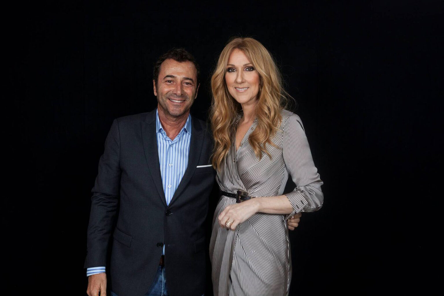 Celine Dion with Bernard Montiel | CelineDionWeb.com