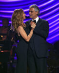 Céline Dion,    Andrea Bocelli (June 12, 2015 - Source: Ethan Miller/Getty Images North America)