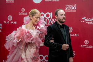 Céline Dion, René-Charles (AN Photo/ Jafer Alsaleh)