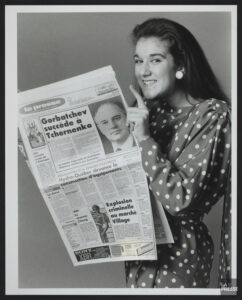 (Source: Bibliothèque et Archives nationales du Québec, Céline Dion, 1981-1998, BAnQ Vieux-Montréal, Fonds La Presse, (06M,P833,S2,D1619), Bernard Brault)
