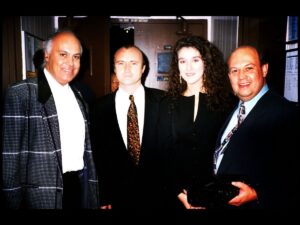 René Angélil, Phil Collins, Céline Dion (Source: Le Journal de Québec)
