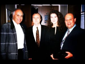 René Angélil, Phil Collins, Céline Dion  (Source: Le Journal de Québec)