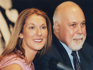 Céline Dion & Rene Angelil (© Échos Vedettes)