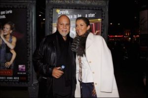 Céline Dion and her husband Rene arrive at the Musee Grevin. (© LEBON/GAMMA)