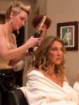 Céline Dion with her hairdresser Tricia Jenkins (© Le Journal de Montréal/Martin Bouffard)