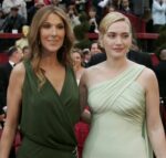 Céline Dion, Kate Winslet (© AP Photo/Reed Saxon)