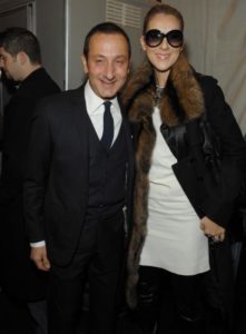 Gilles Mendel, Céline Dion (© Dimitrios Kambouris/WireImage)
