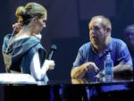 Céline Dion, Ken Ehrlich (© Robert Hanashiro, USA TODAY)