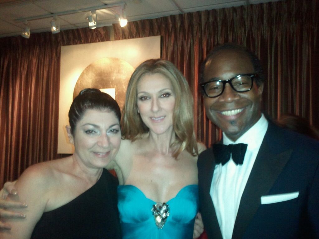 Rebecca Ramsey, Céline Dion, Philip Wigfall (© Rebecca Ramsey)