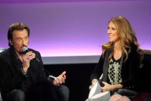 Céline Dion, Johnny Hallyday (© Photo Collaboration spéciale, Marc CHAUMEIL)