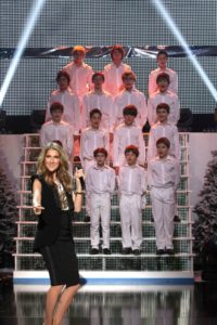 Céline Dion, Les Petits Chanteurs d'Asnières (© B. Carayon)
