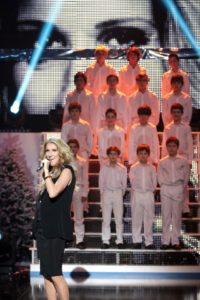 Céline Dion, Les Petits Chanteurs d'Asnières (© B. Carayon)