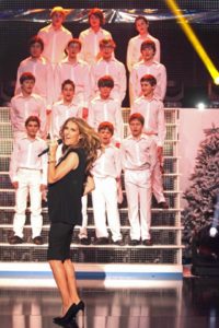Céline Dion, Les Petits Chanteurs d'Asnières (© B. Carayon)